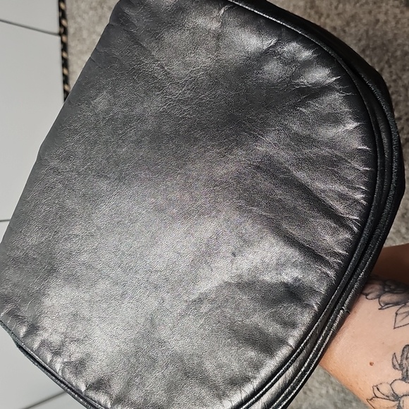 Anne Klein For Calderon Smoke Metallic Crossbody Bag with knotted strap - Picture 8 of 8